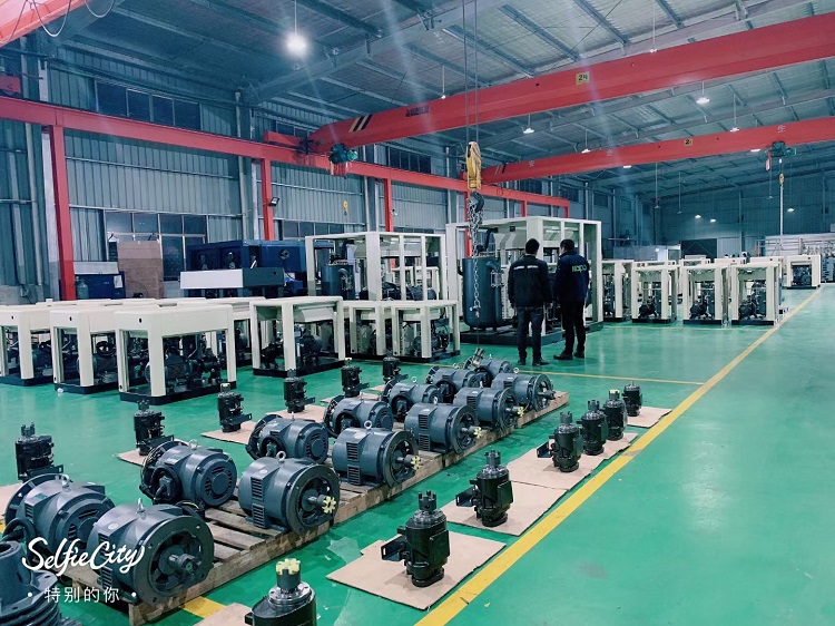 Industrial Oil Free Screw Air Compressor 15kw Fixed/ Variable Speed 20HP