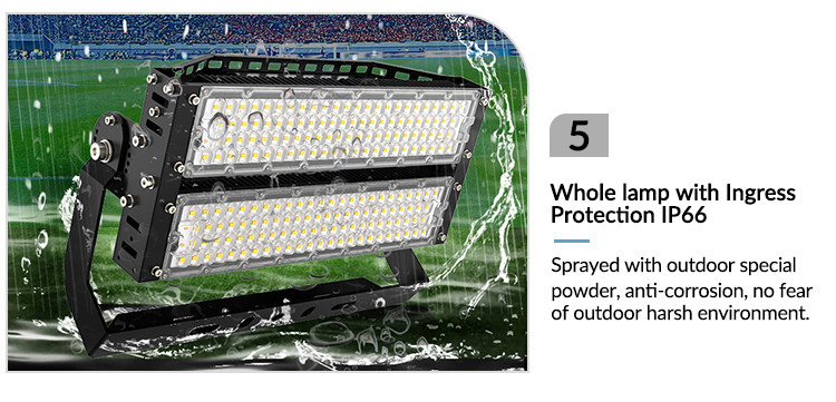 Vibration Proof LED Stadium Lights 250Watt Flood Light For Football Ground Natatorium