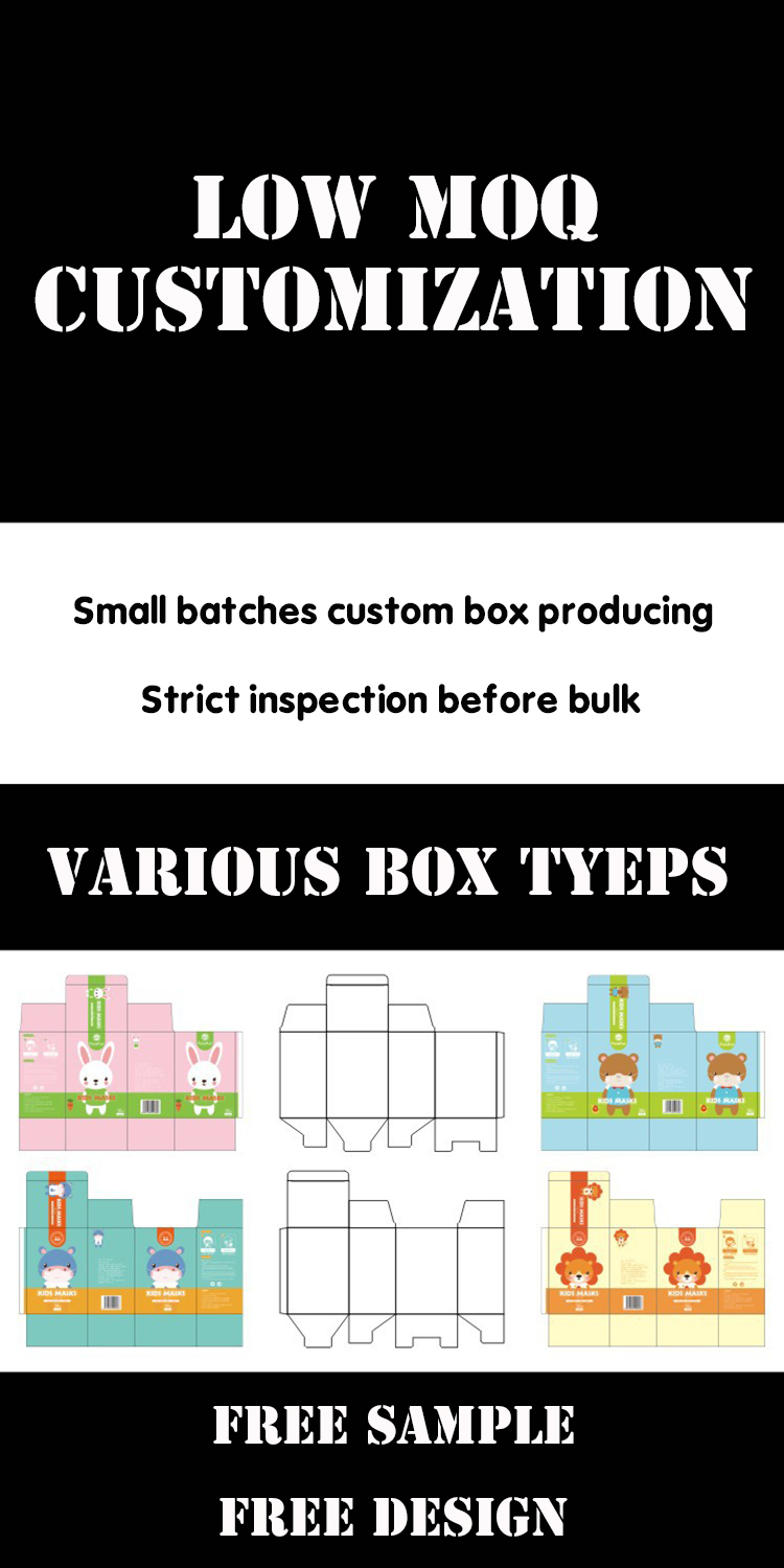 Hot Sale Small Recyclable Box Packaging Eco - Friendly Mailer Box Degradable Paper Custom Package Folding Gift Boxes