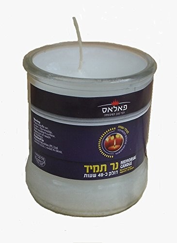 100% paraffin wax white unscented glass candle sticked by printed label burns for 48 hours