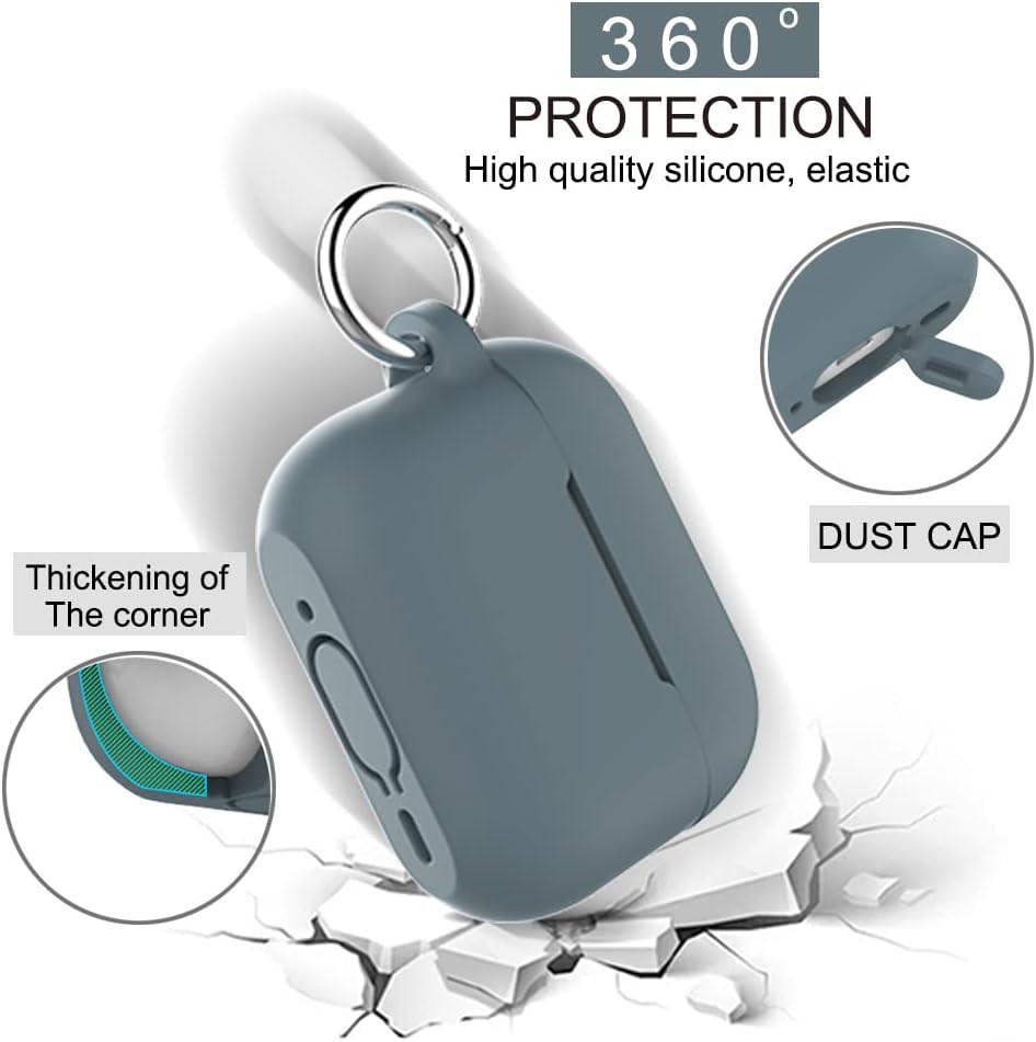 Lightweight Oilproof Silicone Earbud Case Cover Tasteless Practical