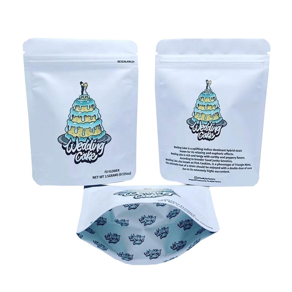 Water Resistant Aluminum Foil Pouch , 40-400mic Weed / Candy Packaging Bag
