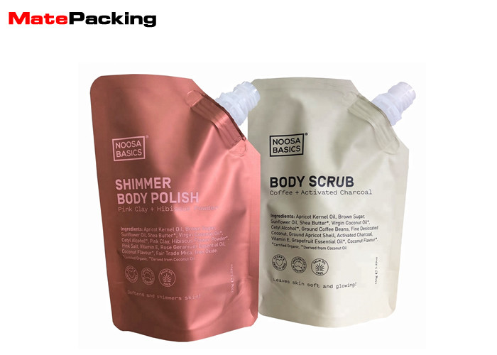 Leak Proof Liquid Spout Bag , Durable Oil Packaging Stand Up Pouch With Spout