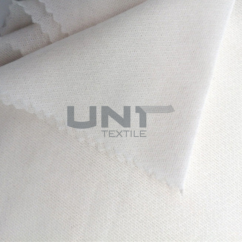 Fusible Woven Circular Knitted Interlining 4 Ways Stretchable
