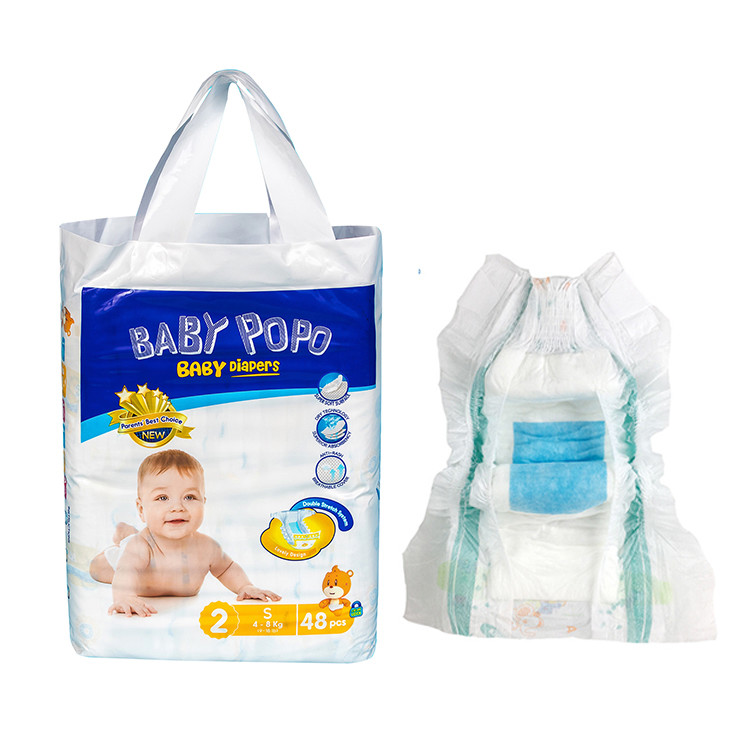 450 - 800ml Absorption SMMS Leg Cuff Baby Night Nappies