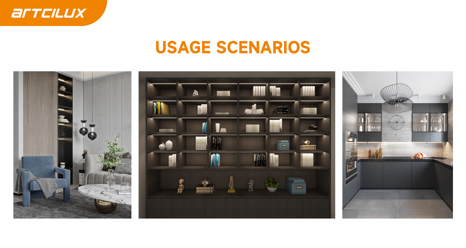 Recessed Cabinet Touch Sensor Dimmer Switch For LED Light
