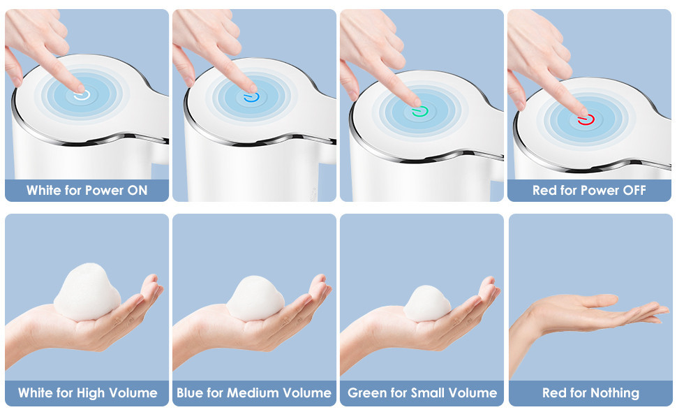 Home Appliance Touchless Soap Dispenser Magnetic Charging For Bubble Outlet