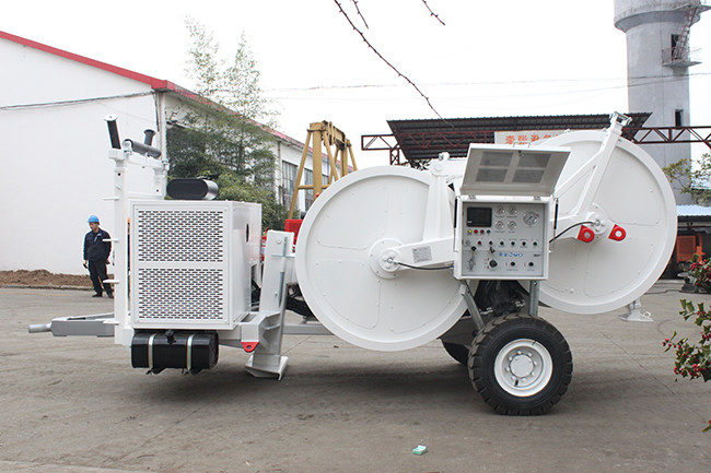 Single Axle 130KN Tension Stringing Equipment Hydraulic Tensioner