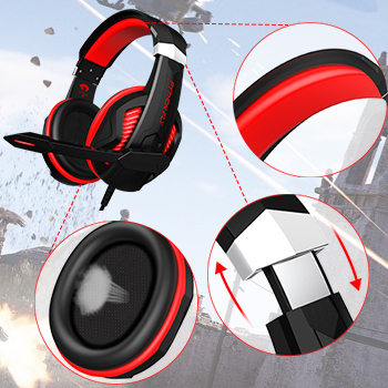 7.1 Gaming Headphones with Mic and RGB Light Frequency Range 15 Hz-20KHz PS4 Audifonos