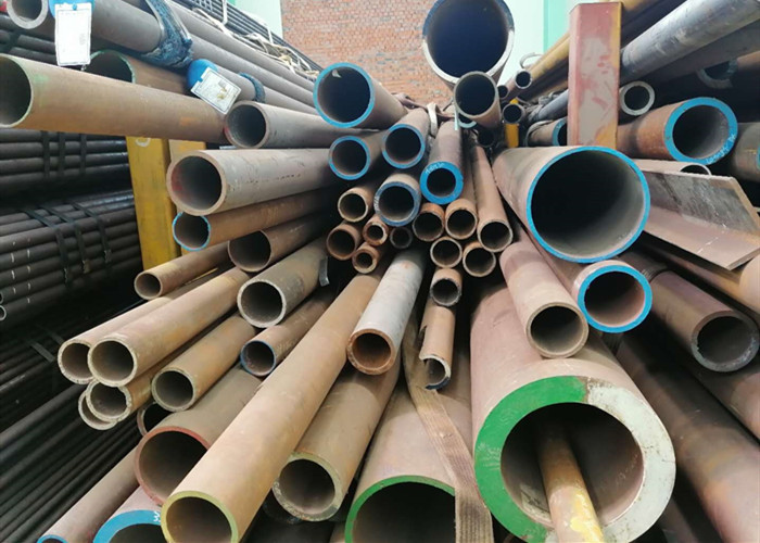 Q235B Grade St37 Seamless Cs Carbon Steel Boiler Tubes Large Diameter