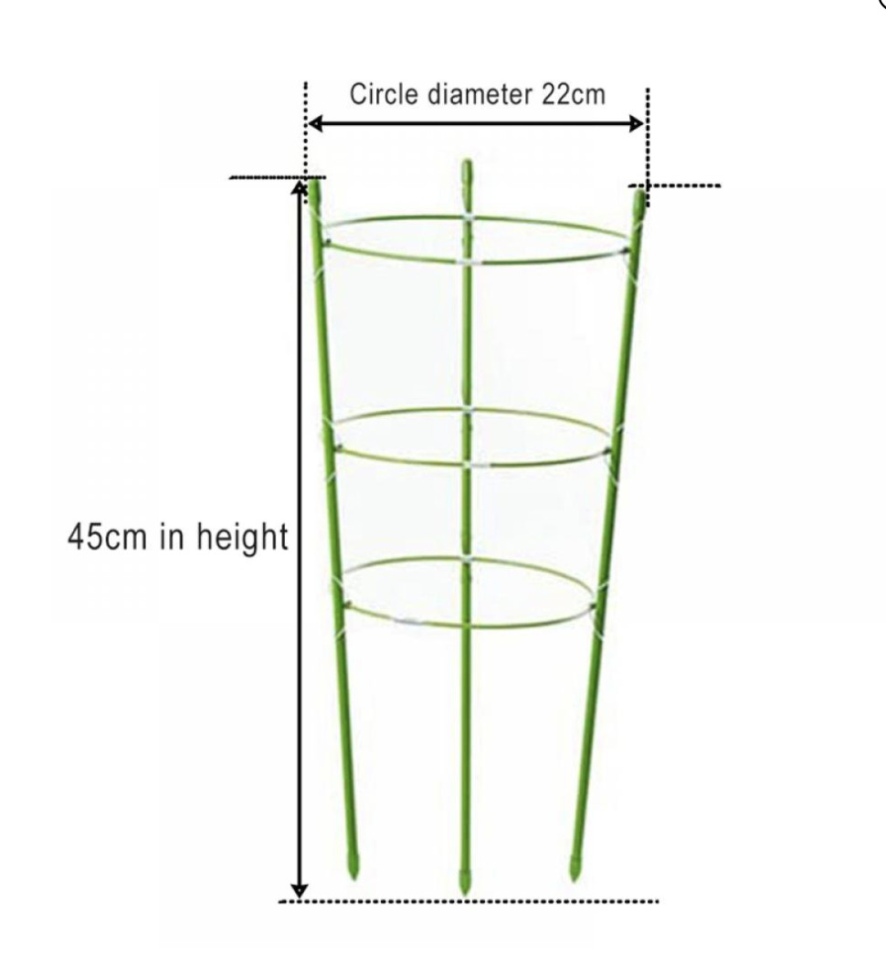 Pultruded 6 ft Heavy Duty Fiberglass Fence Posts For Tomato Cage Posts Supports