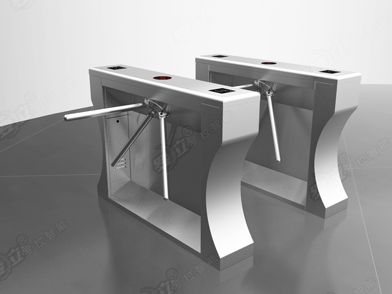Drop Arm Turnstile Security Gates Stainless Steel Housing Bridge Type For Indoor / Outdoor