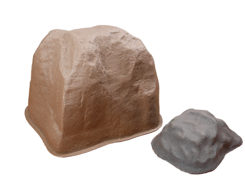 Roto Mould Waterproof Outdoor Rock Speakers Bionic Stone With Realistic Colours