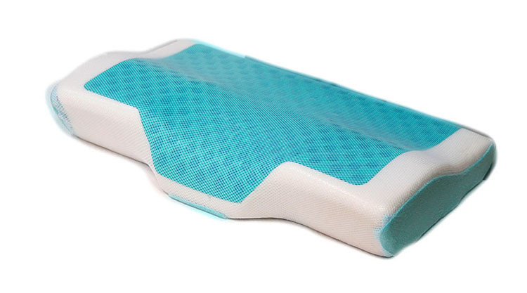 Winter Warm Gel Infused Memory Foam Pillow , Summer Cool Memory Foam Bed Pillows