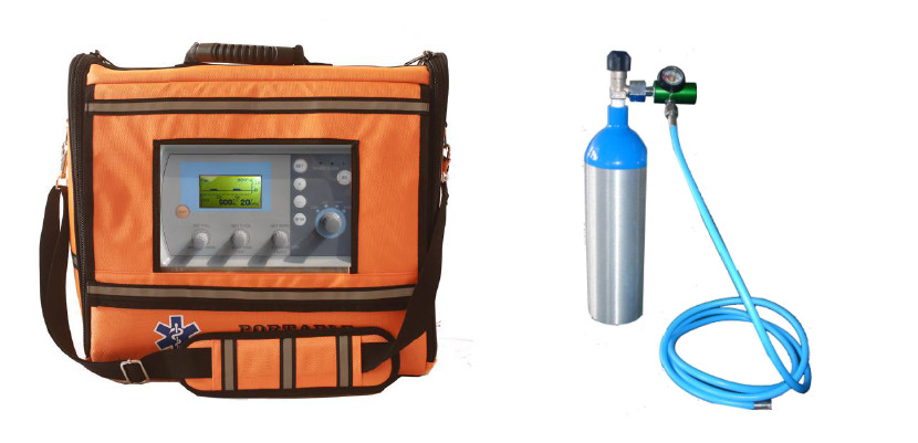 Portable First Aid Transport ICU Ventilator Machine 60L/Min On Sale