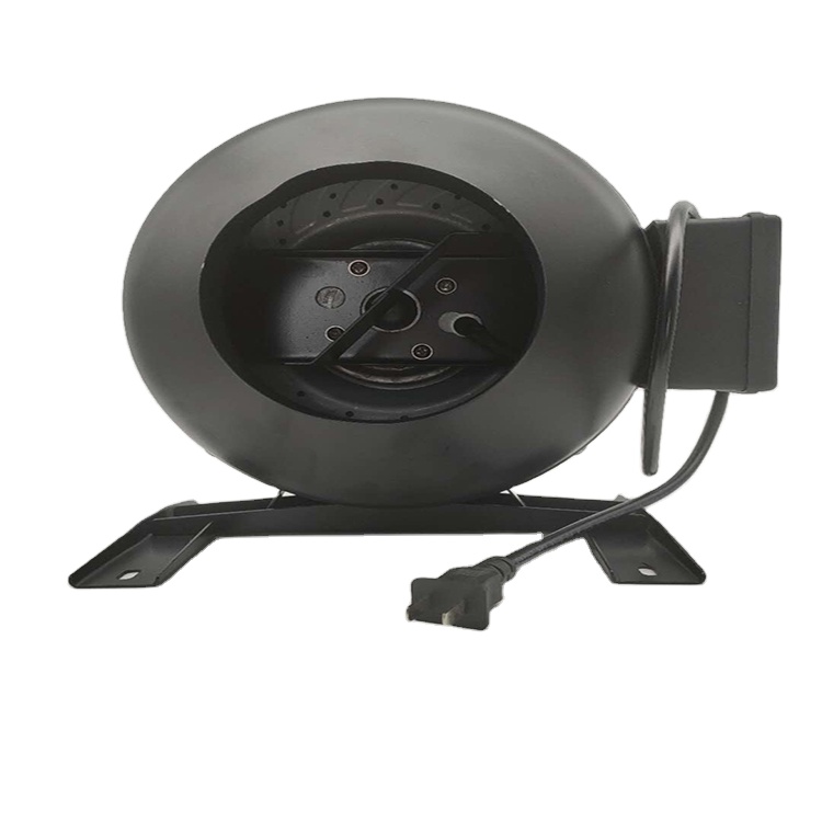 AC Electric Silent Snail In Line Duct Ventilation Fan For Air Flow 248-840mm