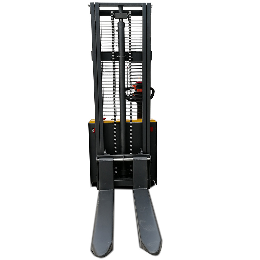 CE 680mm Fork PU Wheel Pedestrian Electric Pallet Stacker