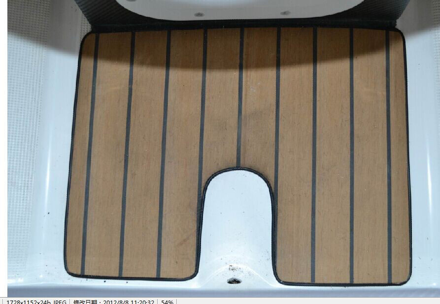 Skidproof Marine Teak Decking Floor Material with Waterproof and Sanding Features