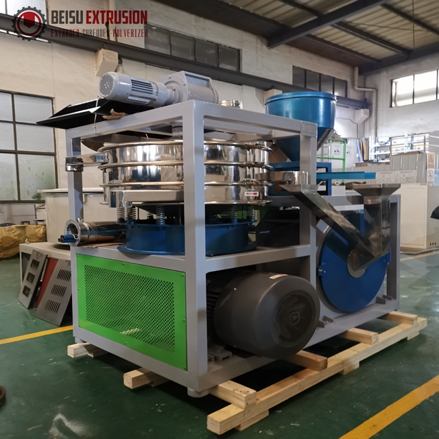 20mesh Siemens PE Pulverizer Machine With Water Chiller Cooling System