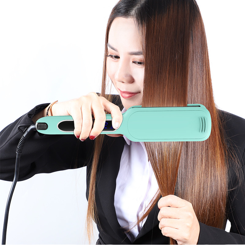 Mini Infrared Titanium Flat Iron Wide Plate Fast PTC Heating