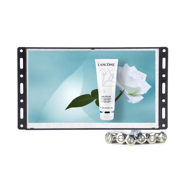 Metal Open Frame with 7 Inch Industrial LCD screen monitor,LCD open frame video player
