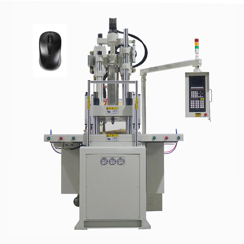 85 Ton Double Slide Vertical Injection Molding Machine For Making Mouse Parts