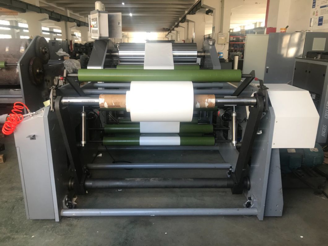 Food Wrapping Paper Wax Coating Machine with Water Cooling Chiller