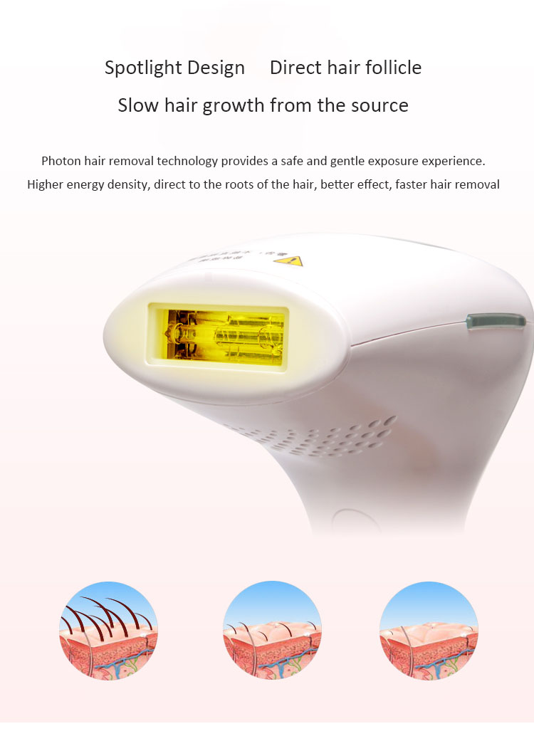 LCD Display Personal Home Laser Hair Removal System For Pigmented Lessions
