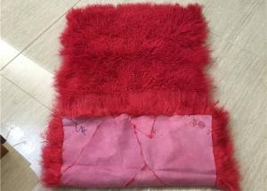 Buy cheap Long Hair Curly Sheep Fur throw Mongolian Tibetan Lambswool Blanket bed throw product