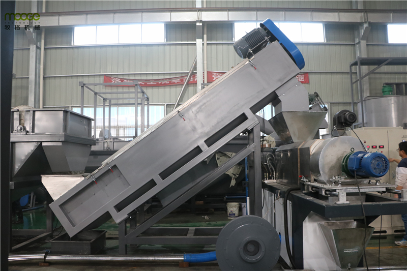 Prewasher Plastic Film Recycling Machine 3000kg/H Agricultural LDPE Washing Line
