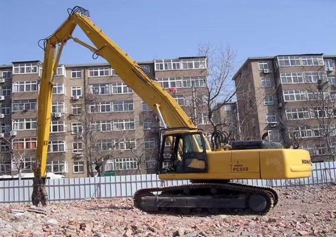 Long Arm Mini Excavator Multipurpose High Reach Boom Demolition For PC300 PC360 PC400 PC400