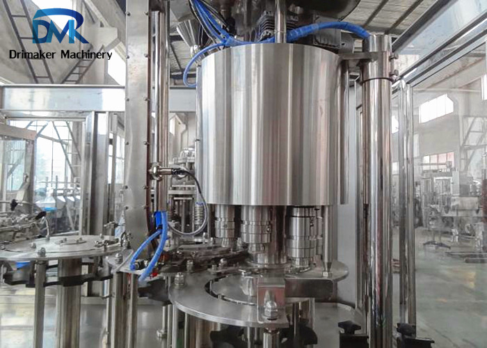 Professional Rotary Type Small Scale Juice Bottling Equipment Three - In - One