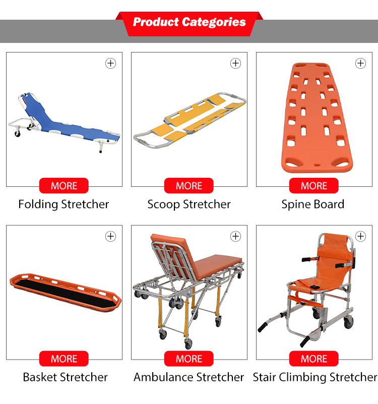 Patient Transfer Foldable Canvas Stretcher With CE Approved Aluminium Alloy