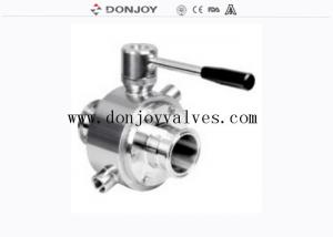 China Heat Jacket DN125 SS316L Manual Sanitary Ball Valve/ Donjoy valves on sale