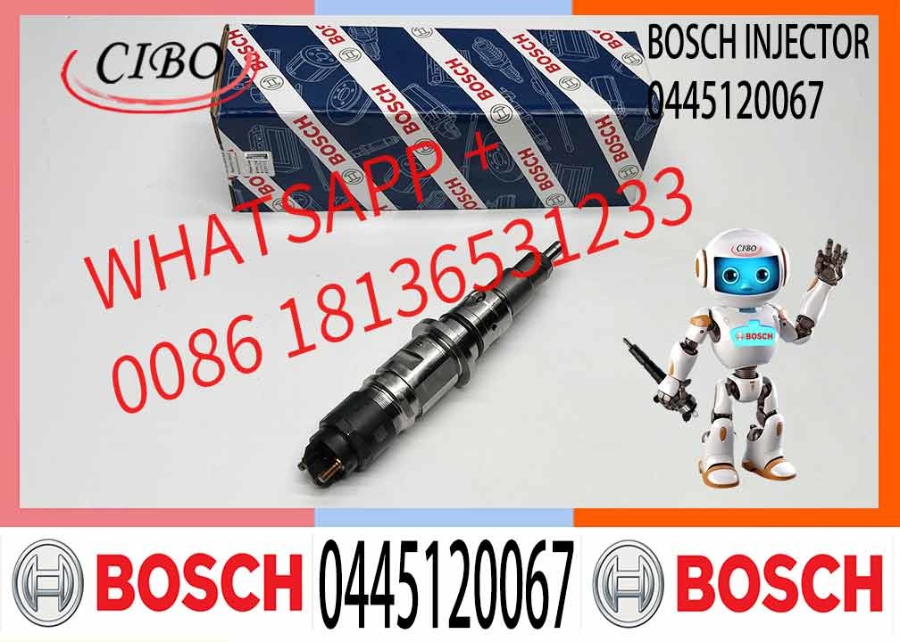 Hot Sale Manufacture Engine Diesel Fuel Injector 0445120067 For Deutz D6E EC210 EC200 Excavator Engine