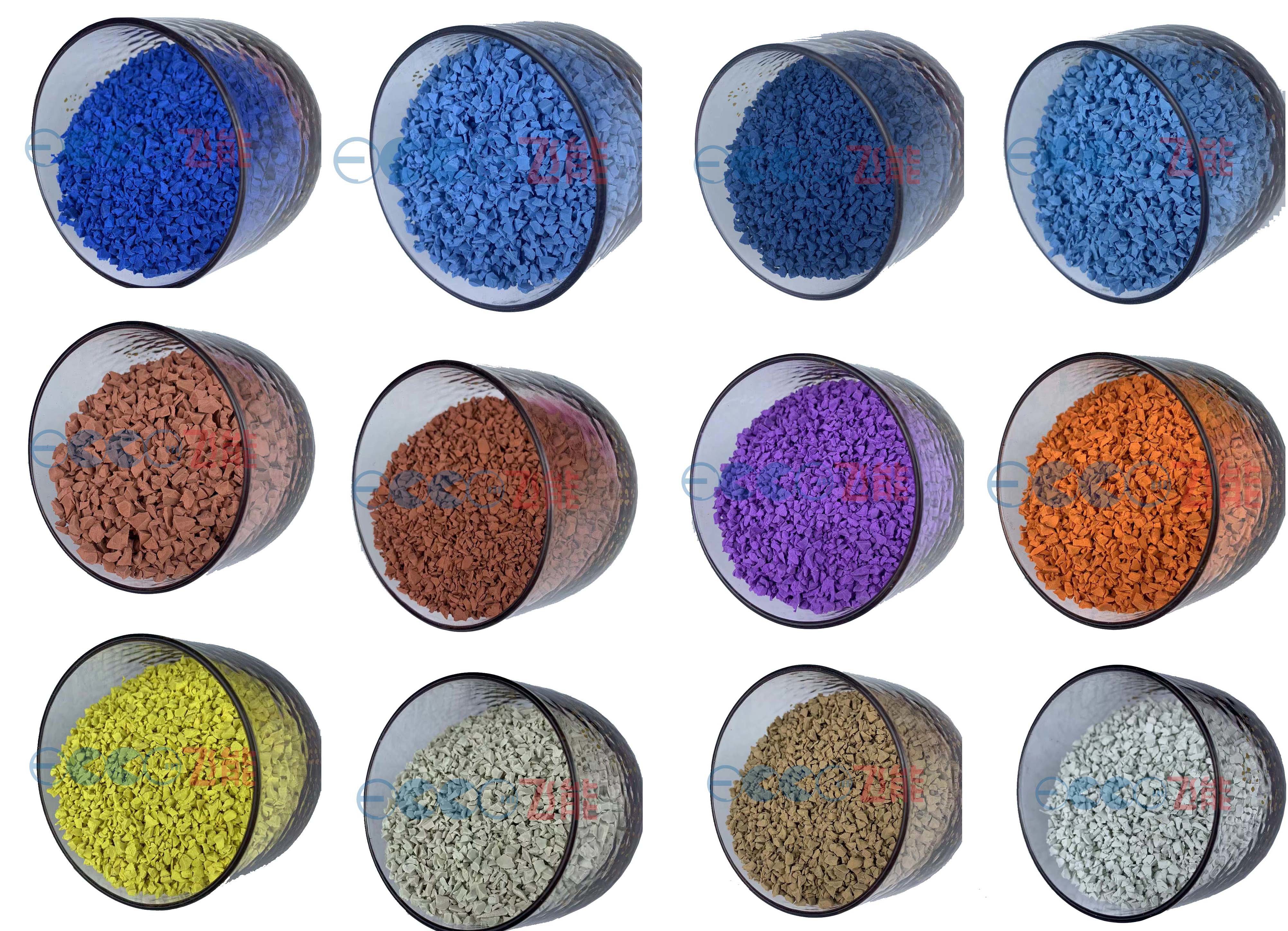 Floor Rubber Mulch Playground Park Surface Melos Epdm Granules