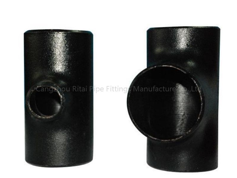 Reducing Pipe Fitting Tee A420 WPL6 SCH 40 SCH10 1/2" Carbon Steel