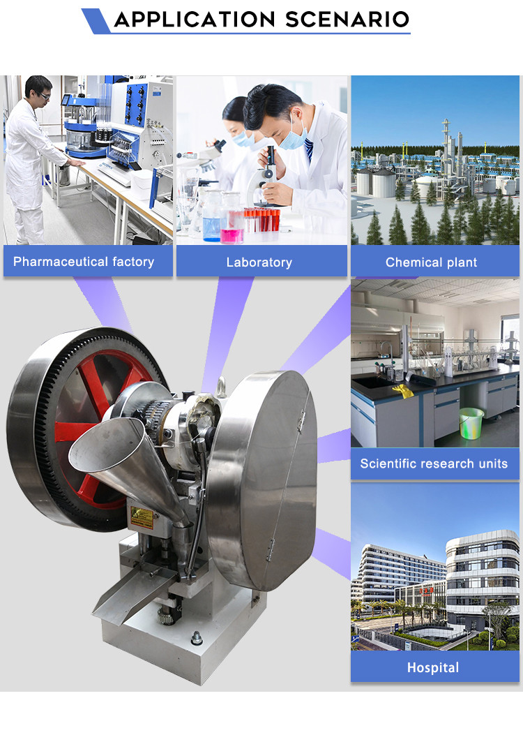 Laboratory Desktop Tablet Press Machine Small Electric Continuous Single Punch Pill
