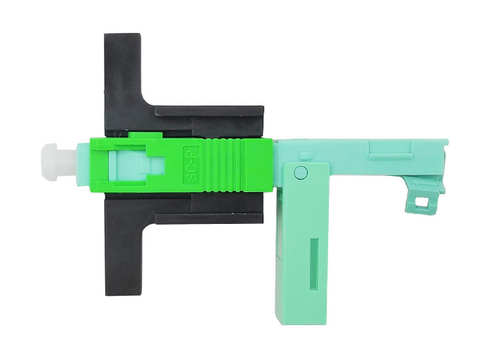 SC APC Fiber Optic Quick Connector Single Mode FTTH Tool 0.2dB Insertion Loss