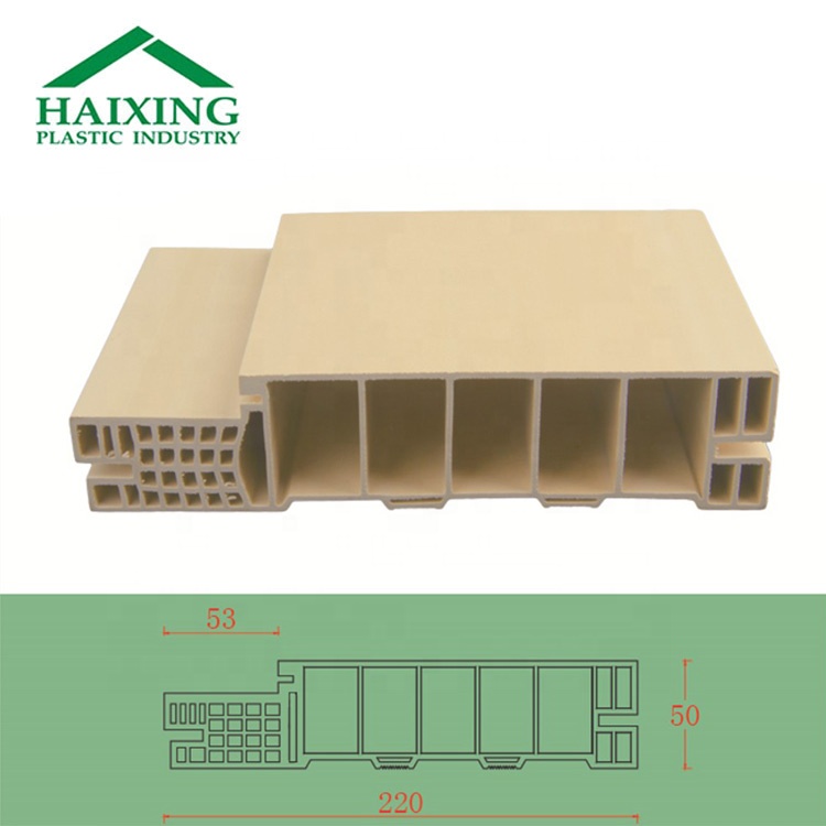 Customized Plastic Windows and Doors Frame PVC/WPC Door Profiles with Modern Design