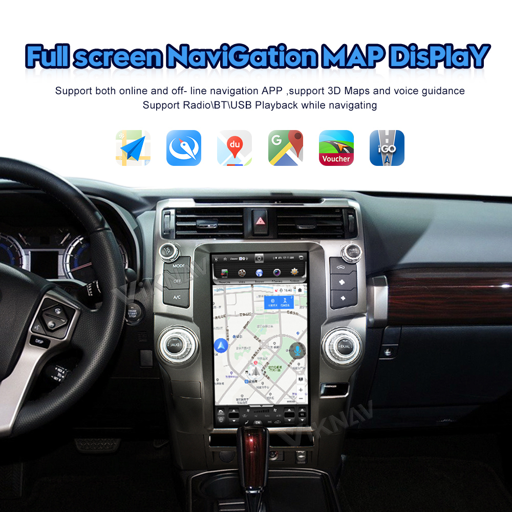 Viknav Car Radio For Toyota 4 Runner (2009-2019) 13.6 inch Multimedia Player GPS Navigation Auto Stereo
