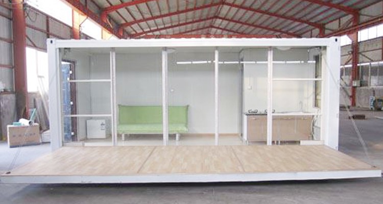 Custom Made Luxury Prefab Container House Flexible Design with Aluminum Window and 20ft Shipping Container