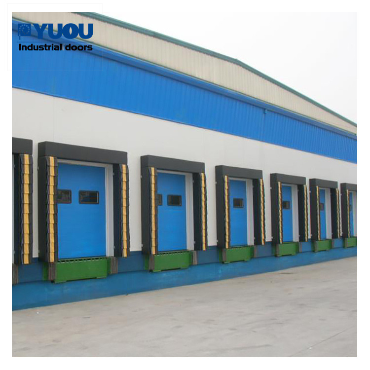 Loading Equipment Sponge Dock Shelter With Warning Line Galvanized Steel Frame