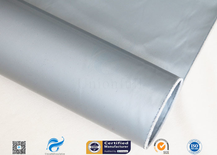 Waterproof Silicone Coated Fiberglass Fabric Superior Non Stick 40/40g 0.2mm