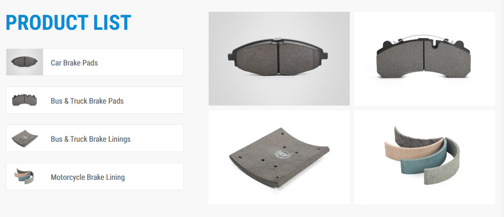Automobile Brake Pads Adopt IATF16949 / ISO9001 Certification