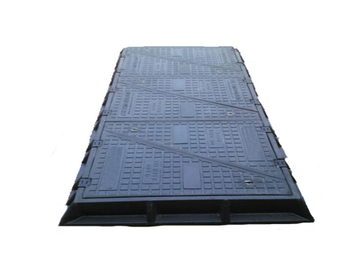 Drainage Square Manhole Cover Ductile Iron Recessed Drain Cover Light Weight