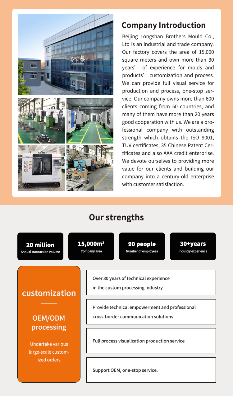 Mouldings Designer Service for Customized Logo Acceptable Mould Making Polycarbonate Parts Manufacture Plastic Injection Mold