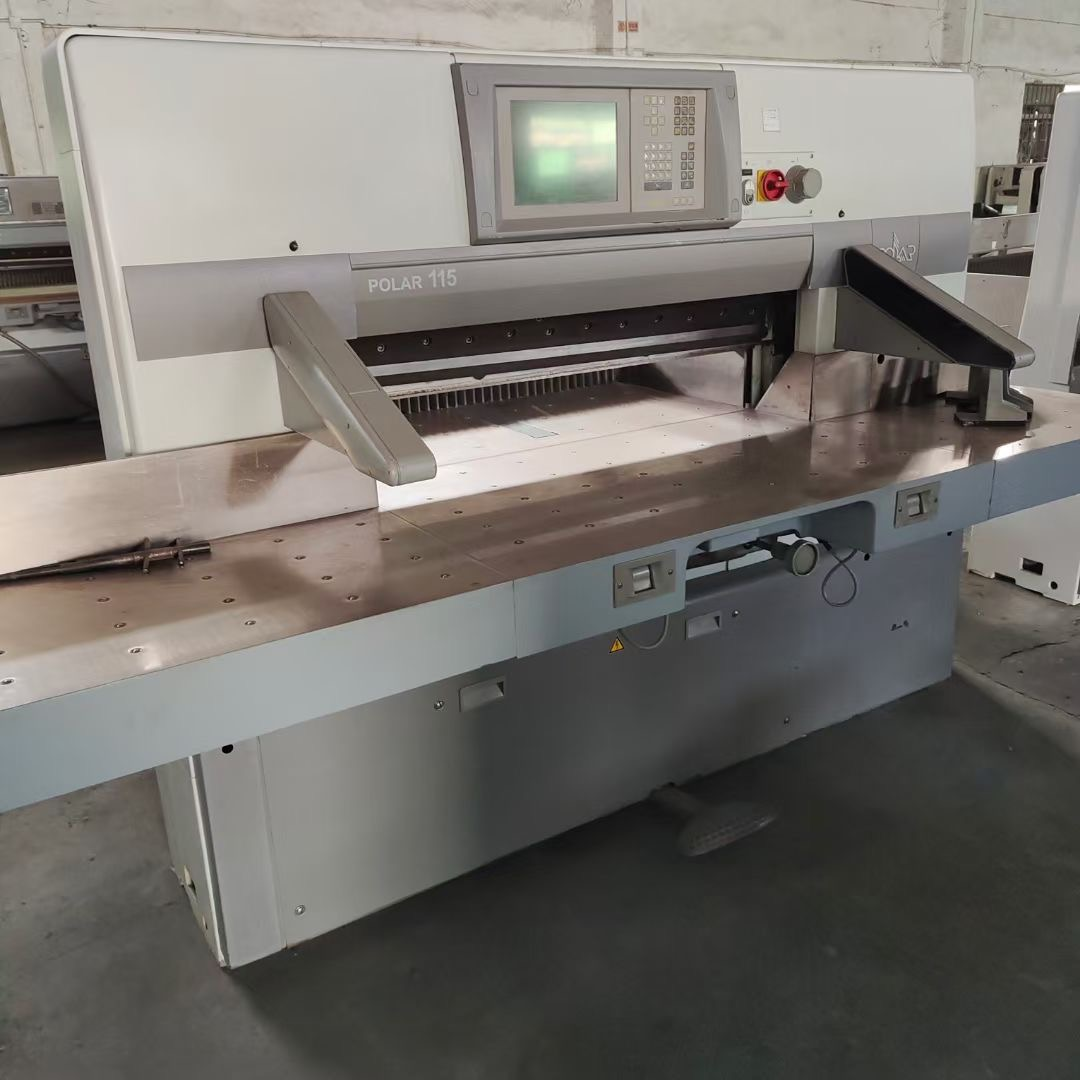 380V Used Polar Paper Cutting Machine 380v PLC Automatic Paper Cutter