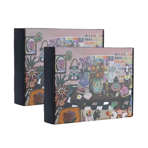 Printed Corrugated Cardboard Shipping Box Gift For Apparel Shipping