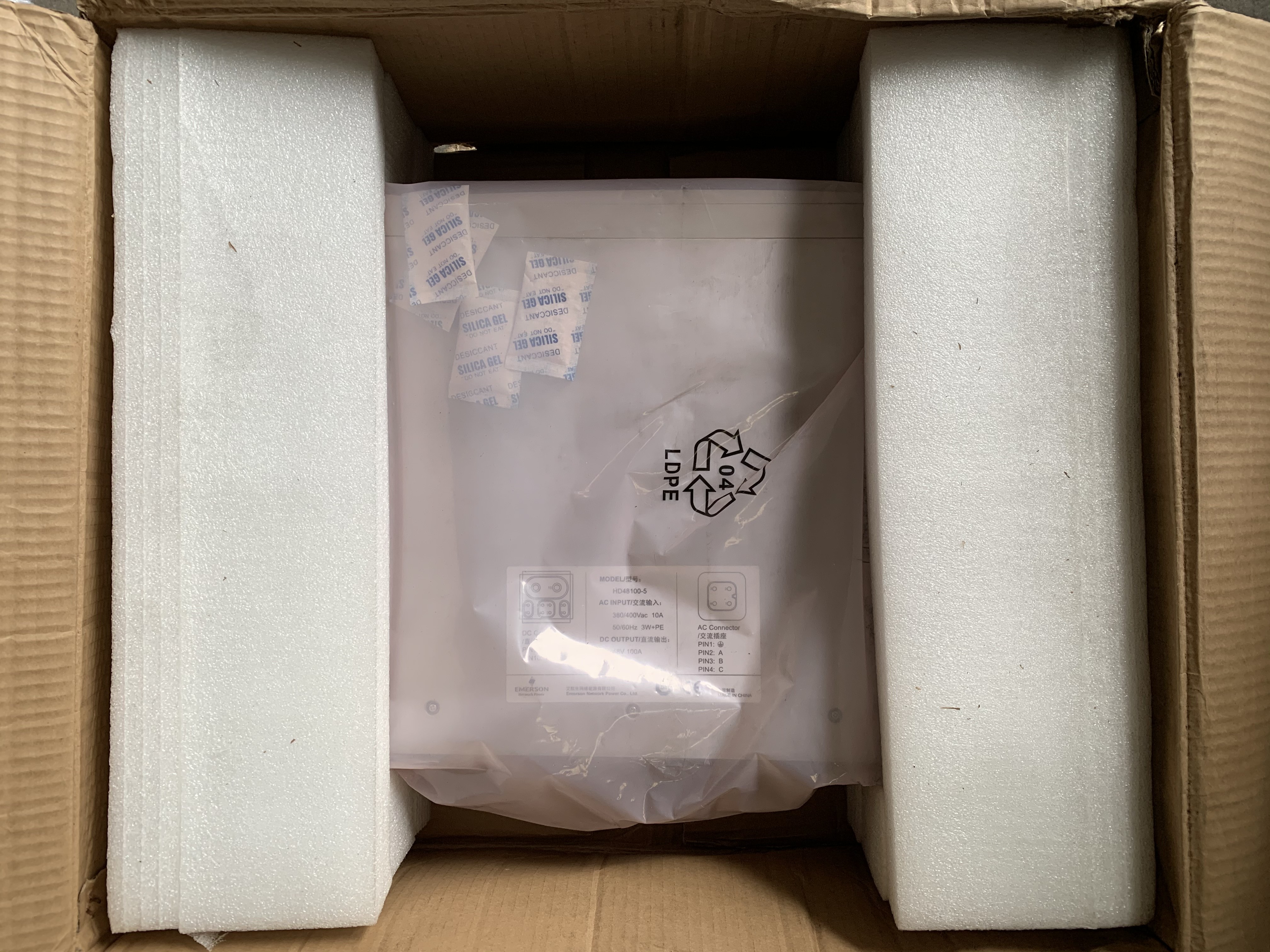Emerson 220v AC To 48V DC Rectifier HD48100-5 Module Telecom Power Supply